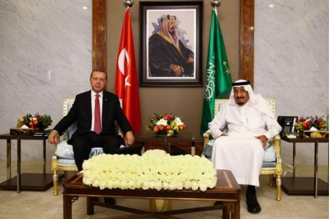 اردوغان برای میانجیگری بحران قطر با پادشاه عربستان دیدار کرد  